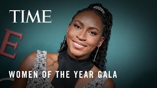 Coco Gauff's 2024 Time Women Of The Year Toast