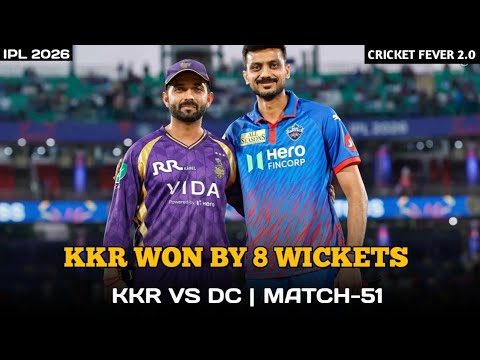 DC vs KKR IPL 2026 Highlights | Finn Allen’s Blazing Century Powers KKR to Easy Win 🔥