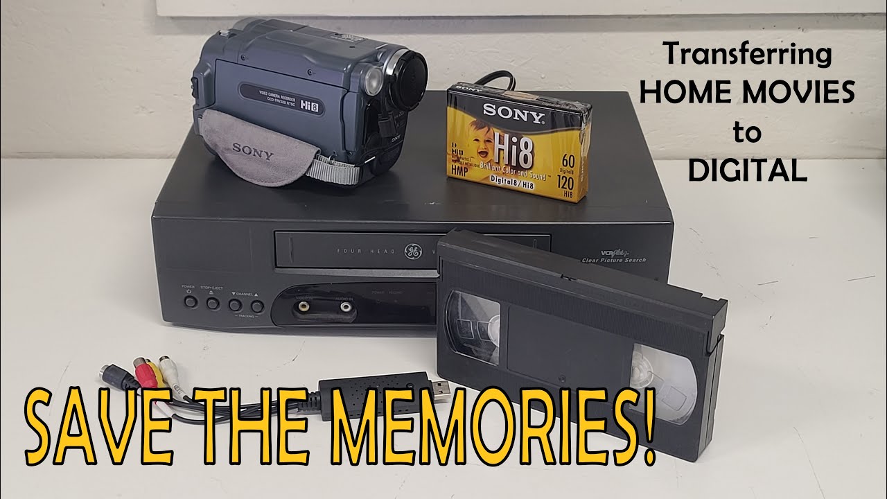 SAVE THE MEMORIES! How to Transfer VHS Home Movies to Digital