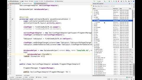 How to Import and Use External Database  in Android applications part 2