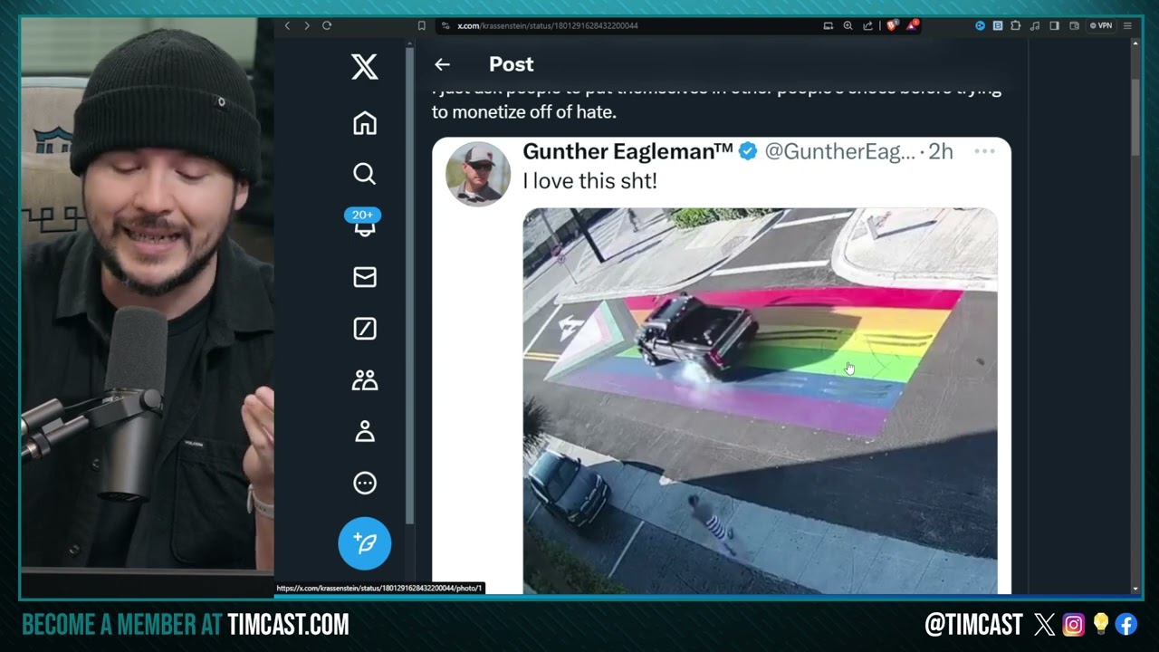 Pride Mural DEFACED AGAIN, Woke Leftists LOSE IT After People DESECRATE Neo-Com Woke Flag AGAIN