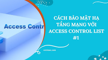 Cách Bảo Mật Hạ Tầng Mạng Với Access Control List #1