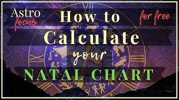 CREATE your BIRTH CHART in 3 minutes! (with known & uknown time)