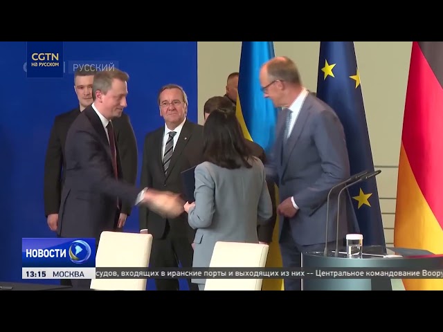 Президент Украины обсудил с канцлером ФРГ укрепление сотрудничества двух стран