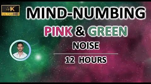 Mind-numbing Pink and Green Noise (12 Hours) BLACK SCREEN - Study, Sleep, Tinnitus Relief and Focus