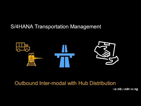 SAP S/4HANA  Transportation Management - Outbound Intermodal with HUB/LTL Distribution