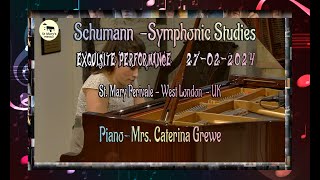 Caterina Grewe // Schumann Symphonic Studies - Sublime interpretation 2024