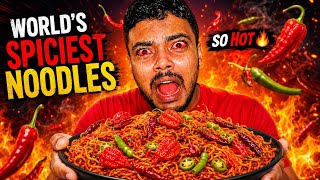 I TRIED WORLD'S SPICIEST NOODLES 🔥