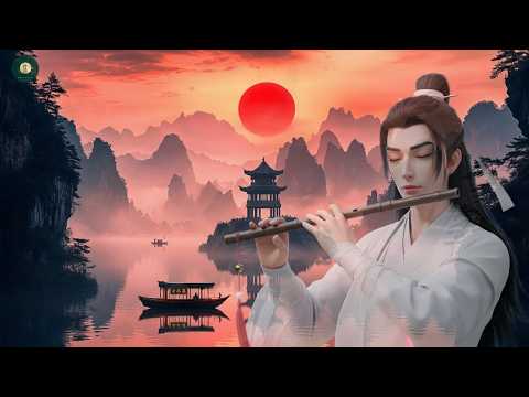 Chinese Zen Music Bamboo flute, Erhu & Guzheng | Healing & Stress Relief @MoonlitMelodies-68s