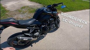 KAWASAKI Z900 SOUNDCHECK | SC-Project SC1-R