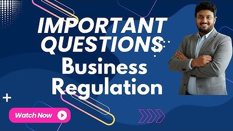 BusinessRegulation Important Topics & Questions | FYUGP 3rd Sem |