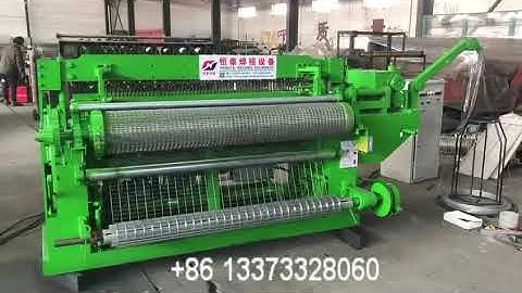 full automatic welded wire mesh roll making machine