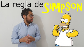 Integración numérica: Regla de H̶o̶m̶e̶r̶o̶  Simpson