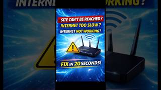 Site Can’t Be Reached or Internet Too Slow? Fix in 20 Seconds