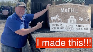 How gravestones are made
