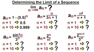 Calculus 2: Infinite Sequences and Series (6 of 62) Determining the Limit of a Sequence