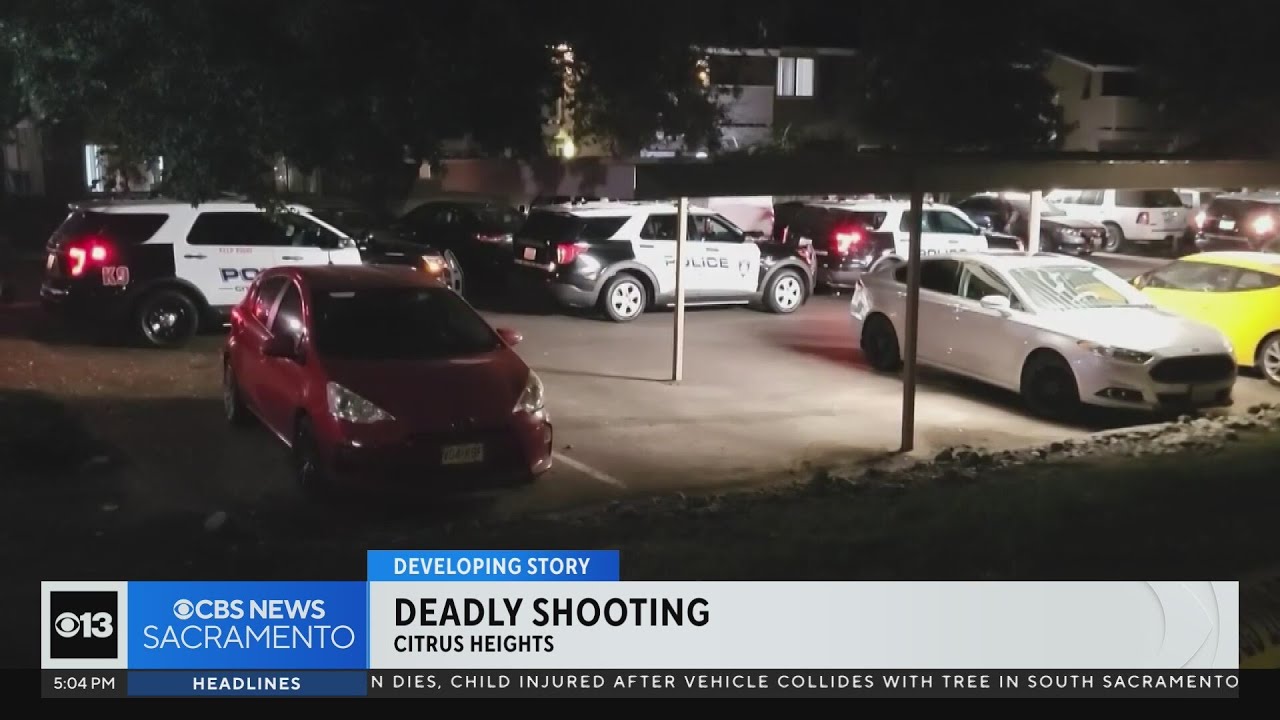 Woman dead, man in custody following Citrus Heights shooting - YouTube