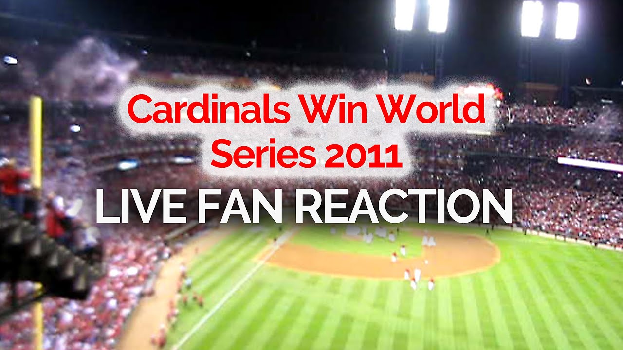 Cardinals Win World Series 2011! (Game 7) LIVE FAN REACTION