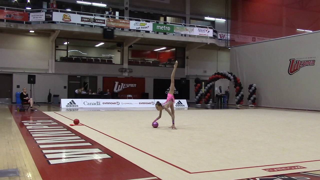 Diana Noskova Junior Ball 2016 CDN Championships RG Comp B