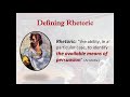 Introduction to Rhetoric