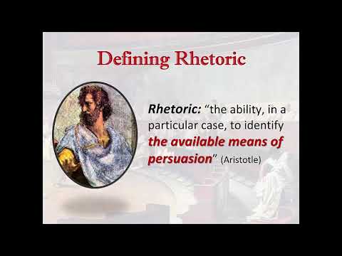 Introduction to "Rhetoric"