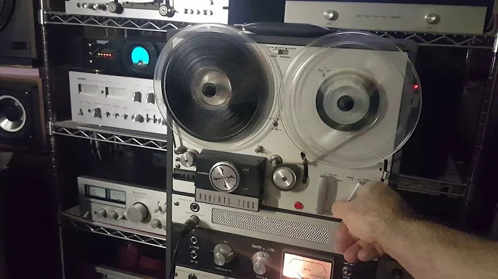 Roberts 770x (Akai M-8) Vintage Reel-Reel Player Quick Demo