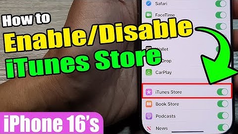 🎵 How to Enable/Disable iTunes Store on iPhone 16/16 Pro Max 📱 | iOS 18 Tutorial