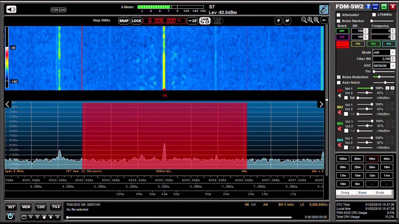 Radio Bulgaria 6005 kHz 1 kW TX power from Kall-Krekei