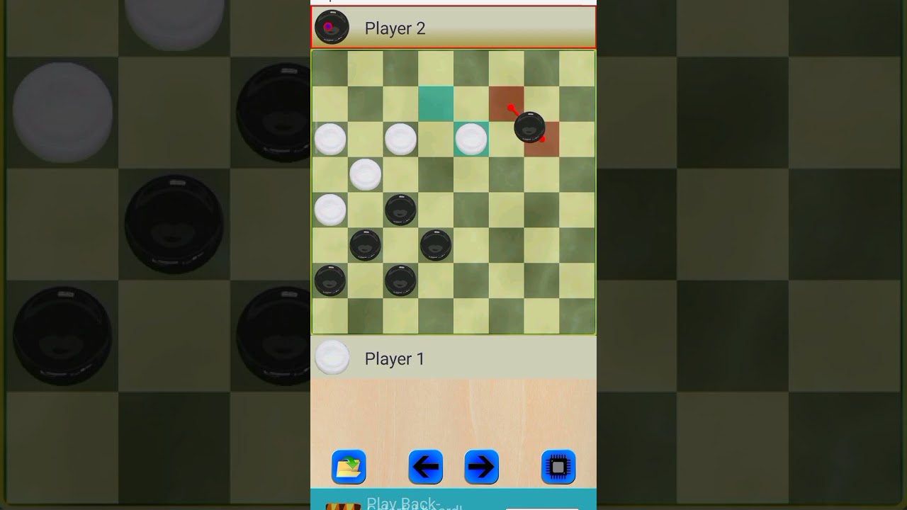 You must know the secret moves of checker