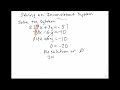 How to Determine Inconsistent System - College Algebra