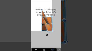 Me folding my digital drawing like it's actually paper~#paper#funny#ibispaint#digital#rl#folding#art