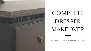 Complete dresser makeover with Fusion Mineral Paint