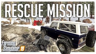 MULTIPLAYER WINTER CAMPING, MOUNTAIN CRAWLING | The Squad Roleplay Series | Farming Simulator 19