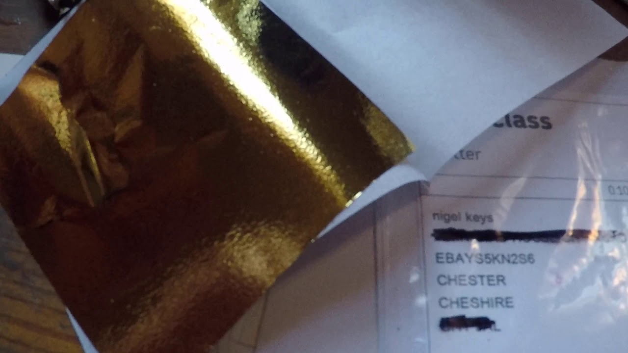 Gold leaf. YouTube