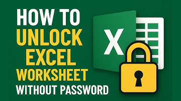 🔓How to Unlock Excel Worksheet Without Password - Forgot My Excel Password - FREE Recovery!!