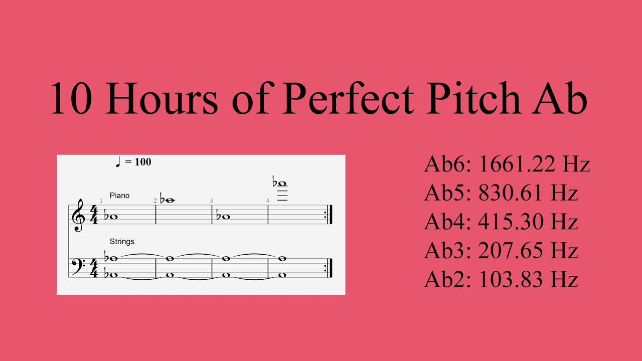 10 Hours of Perfect Pitch Ab
