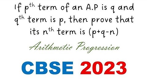 If pth term of an A.P is q and qth term is p, then prove that its nth term is (p+q-n)