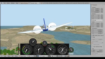 Blender Game. UPBGE. Air combat