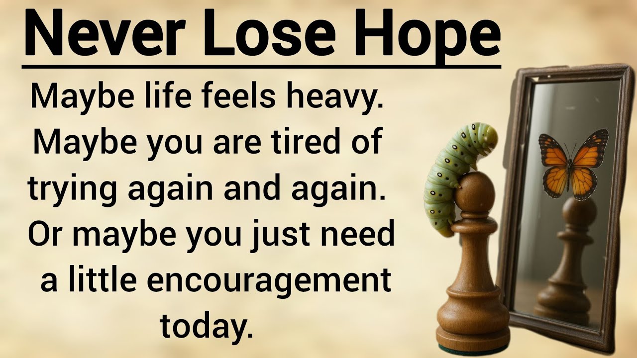 Never Lose Hope – Your Hard Times Will Pass