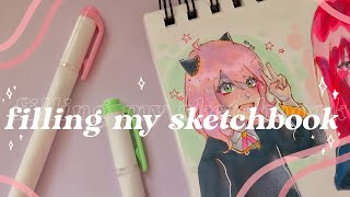 Drawing whatever you tell me to // chill & chatty sketchbook session 🍒