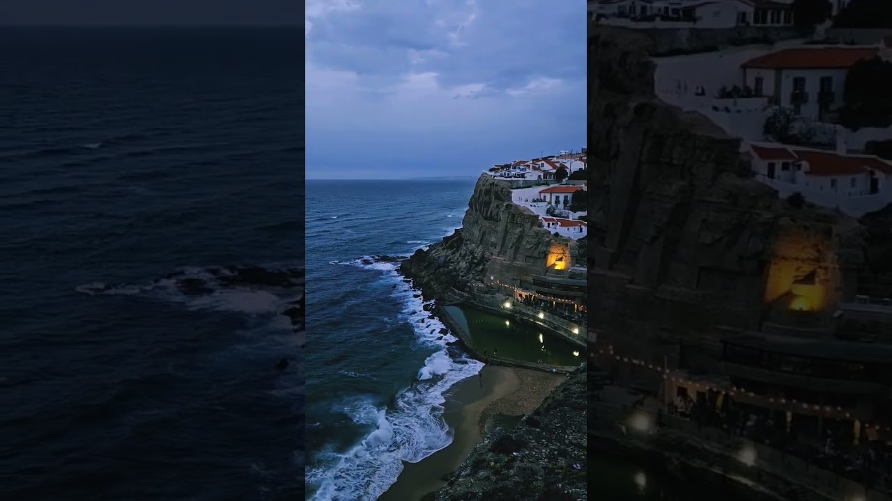 Praia das Azenhas do Mar, Lisbon, Portugal ❤️#sintra #lisboa #portugal #tourism #party