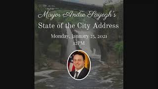 Paterson NJ - January 25 2021  - Mayor Andre Sayegh's State of the City Address