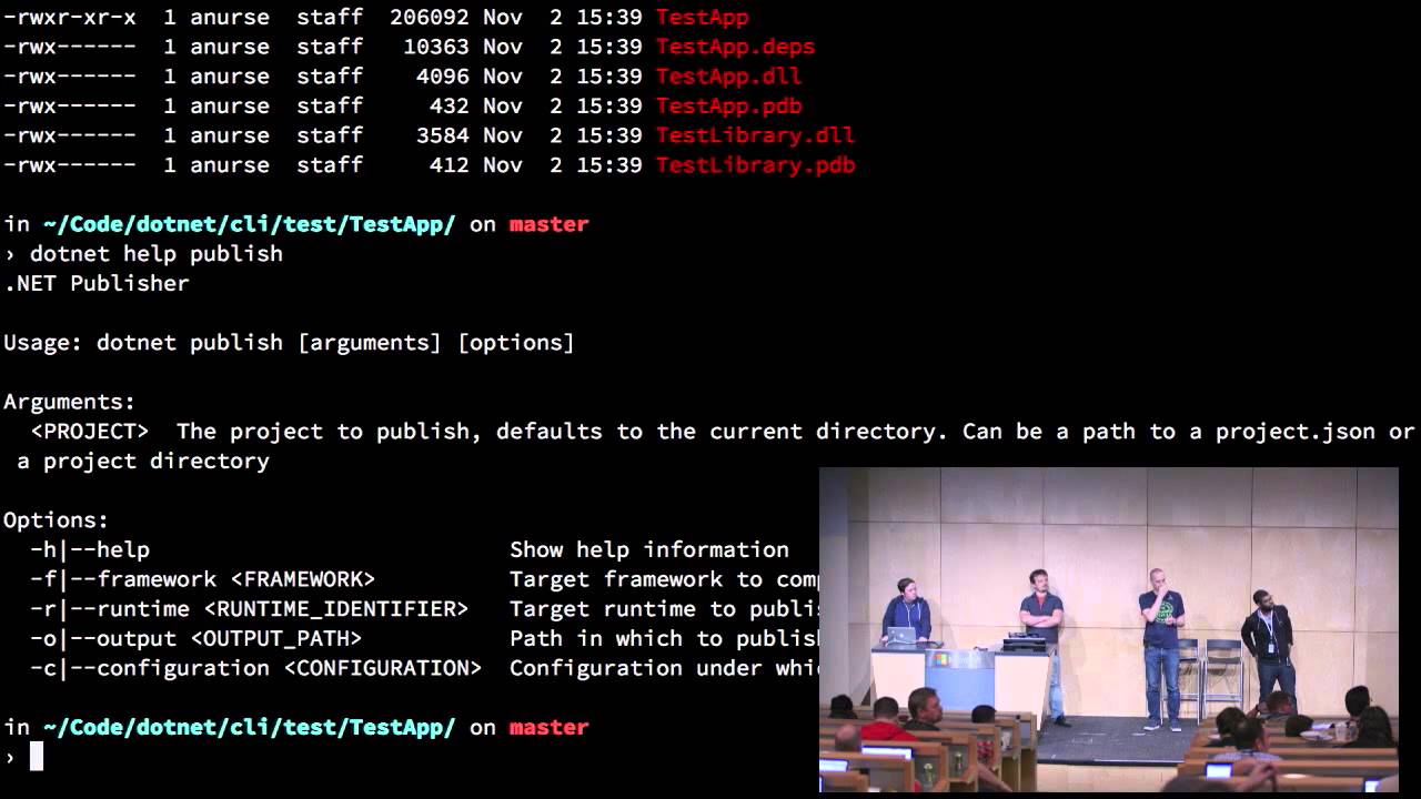 ASP NET Fall Sessions Introducing the dotnet CLI - YouTube