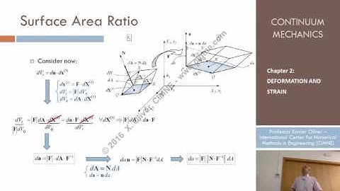 Continuum Mechanics - Ch 2 - Lecture 12 - Area Variation