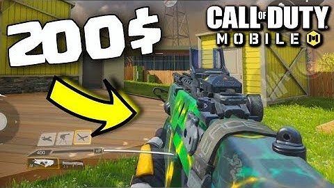 *NEW* 200$ Gun in Call of Duty Mobile | RAZORBACK Cosmos Gameplay