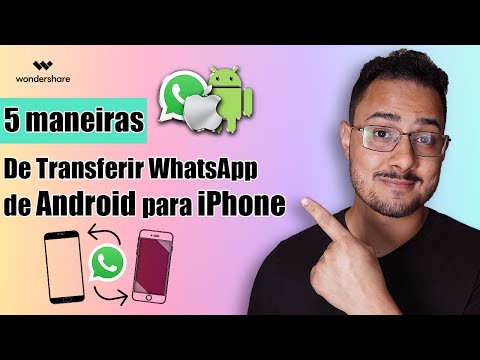 📩5 Maneiras de transferir WhatsApp de Android para iPhone