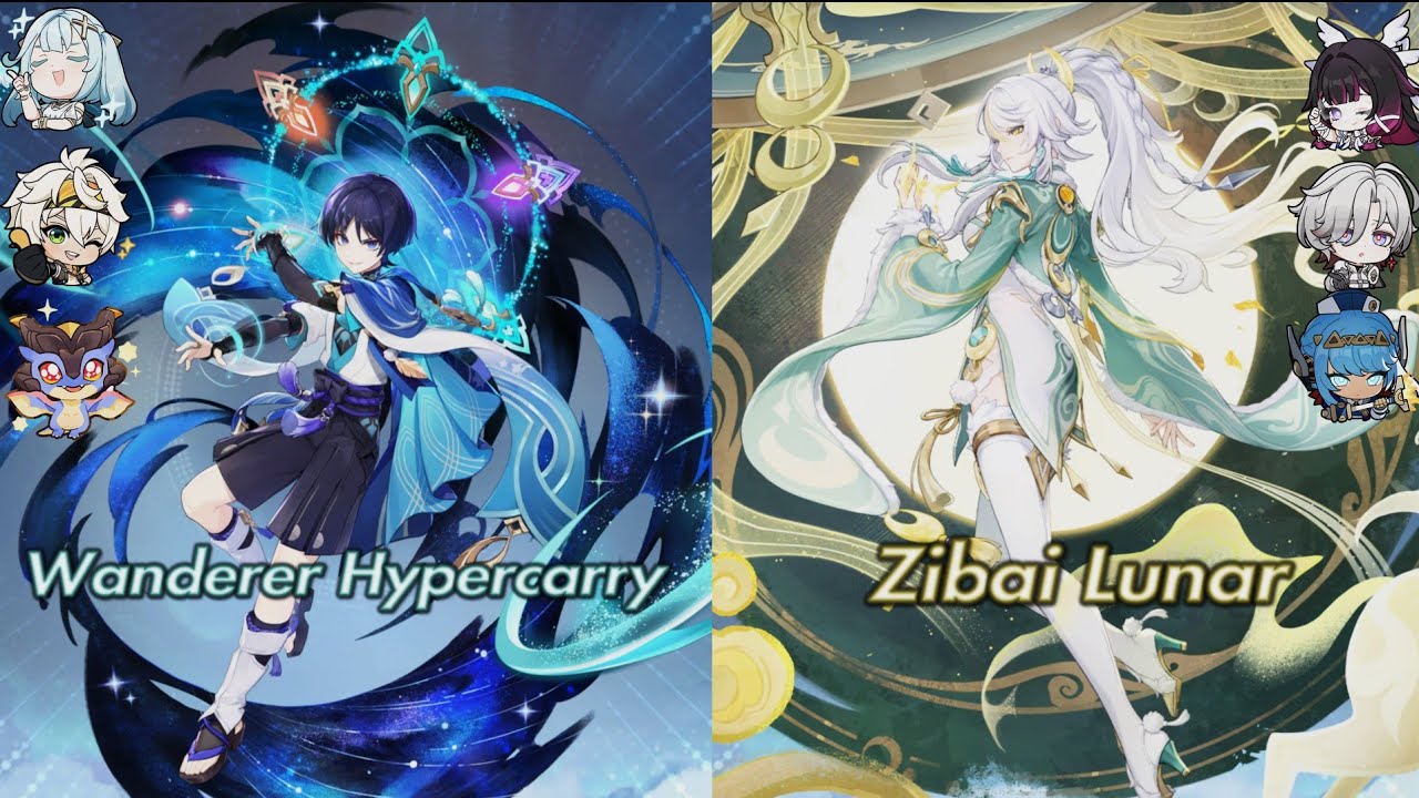 C2 Wanderer & C0 Zibai. Spiral Abyss 6.3 | Genshin Impact Luna lV