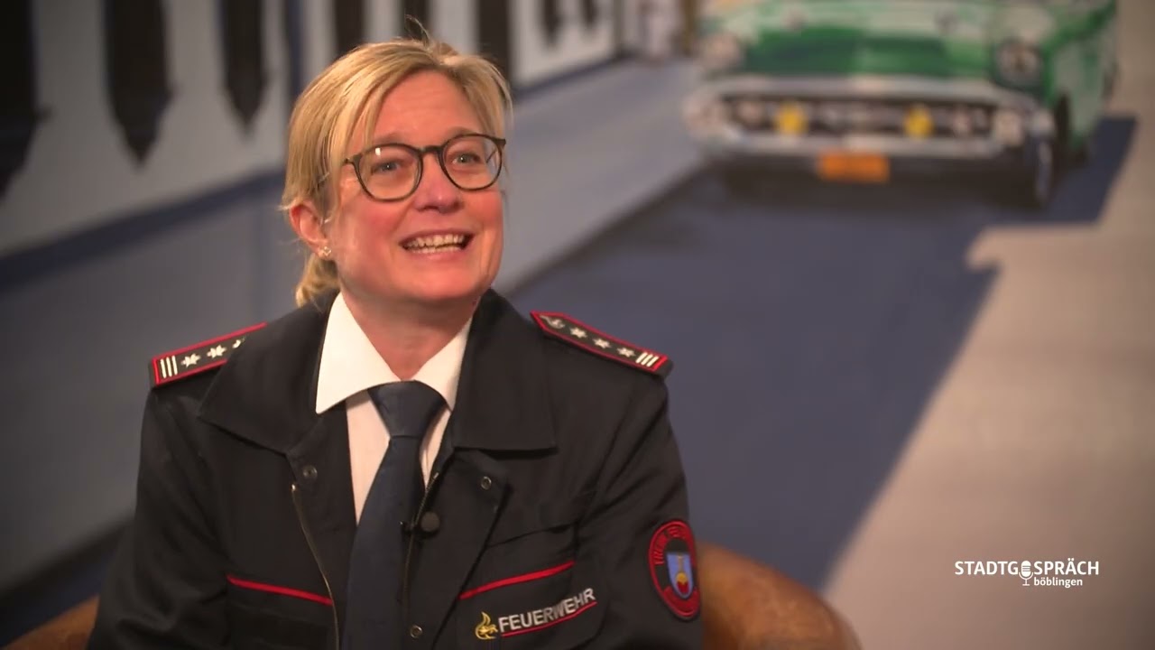 Astrid Schimmer, Kommandantin Freiwillige Feuerwehr Ehningen - Stadtgespräch Böblingen
