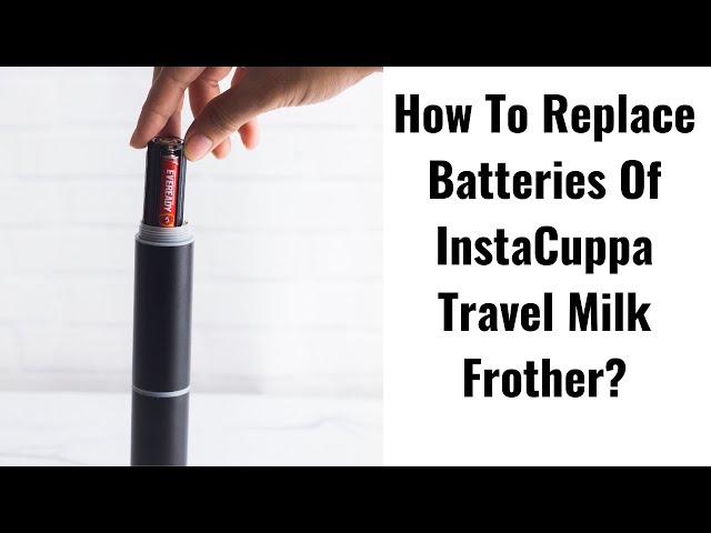 InstaCuppa Rechargeable Milk Frother Coffee Beater with Travel