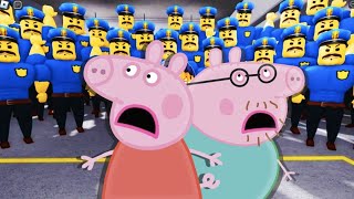 Peppa Pig ESCAPE TEAM BORRY PRISON in Roblox!